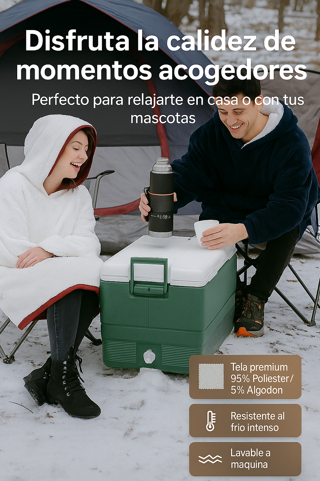 BUZO COBIJA OVER SIZE - Un abrazo gigante para tus días fríos